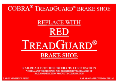 AUTOCOLLANT TREADGUARD